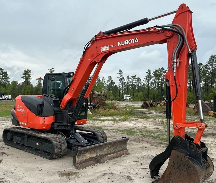 2019 Kubota KX080-4S Mini Excavator